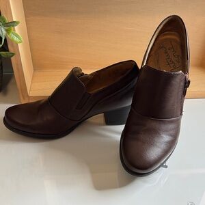 Natural Soul Brown Ankle Booties